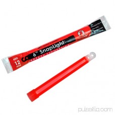 (10 Pack) Cyalume Light sticks 9-08002 - 6 in. SnapLight - Red - 12 Hours - Industrial Grade